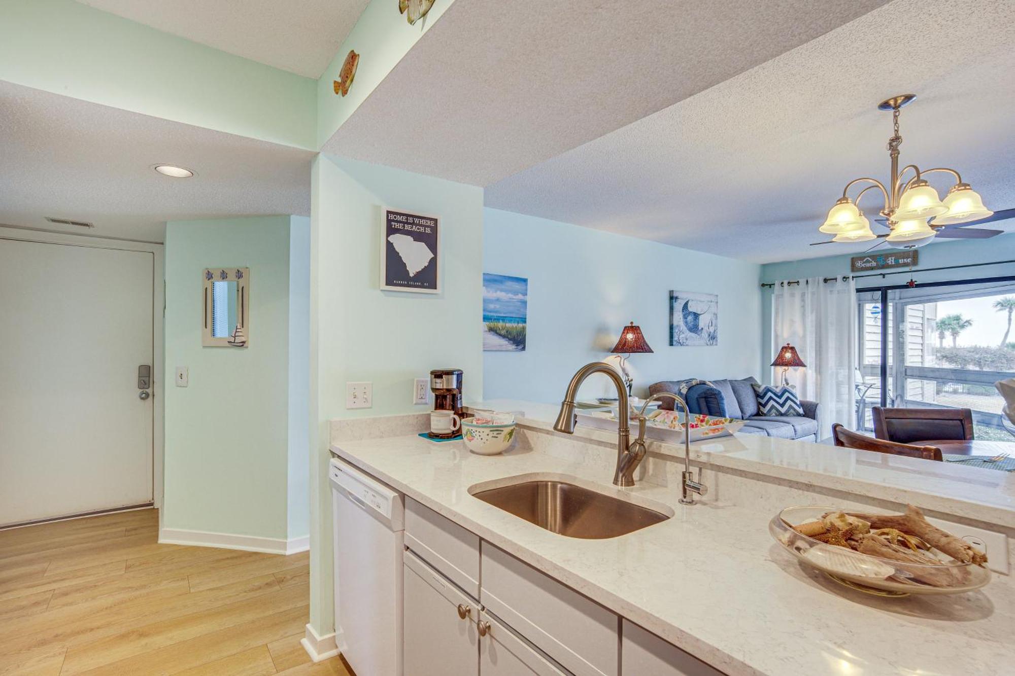 Ocean-View Saint Helena Island Condo - Pool Access Oceanmarsh Subdivision Exterior foto